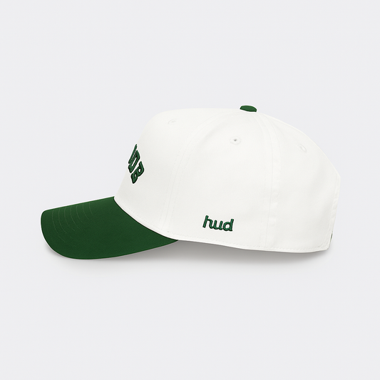 Hoboken Green White Hat