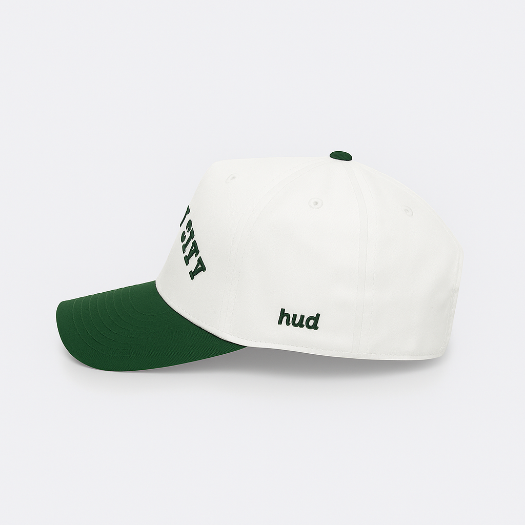 Jersey City Green White Hat