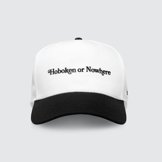 Hoboken or Nowhere Black White Hat