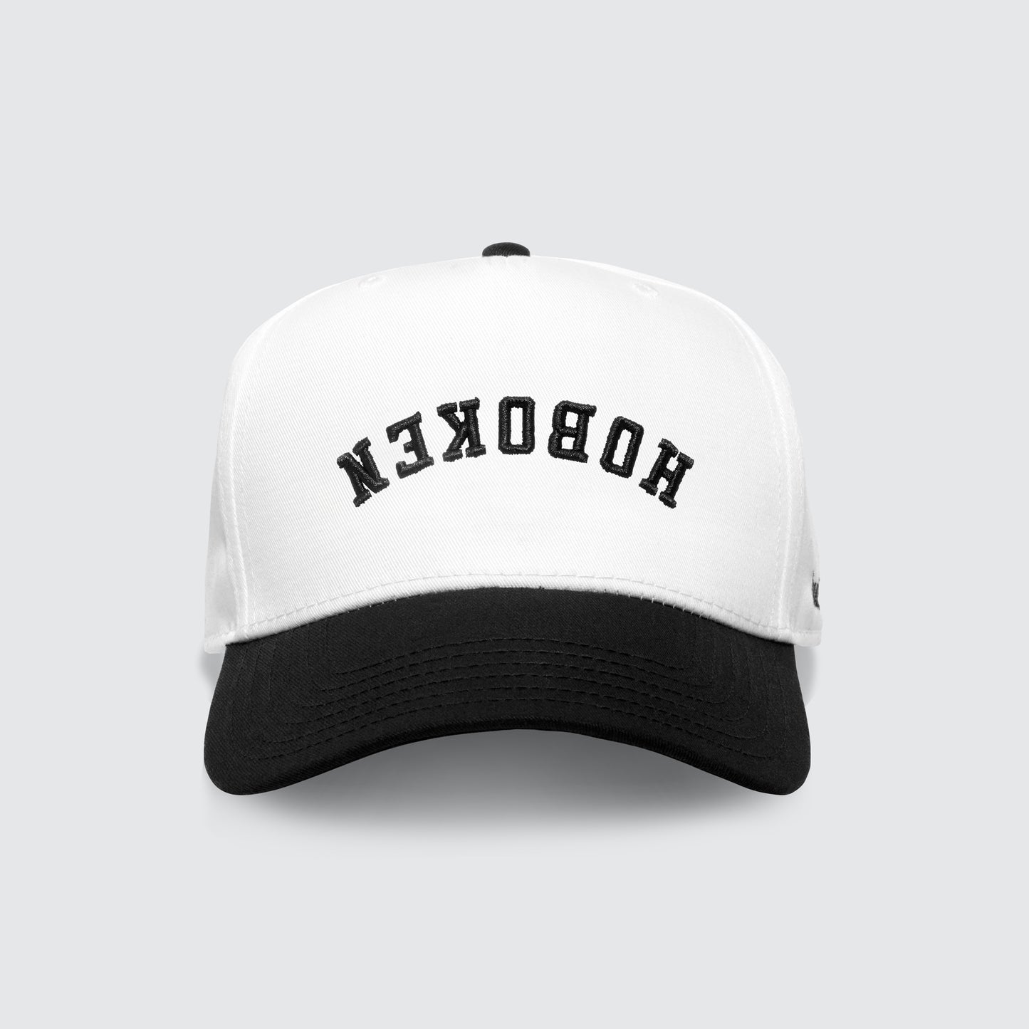 Hoboken Black White Upside Down Hat