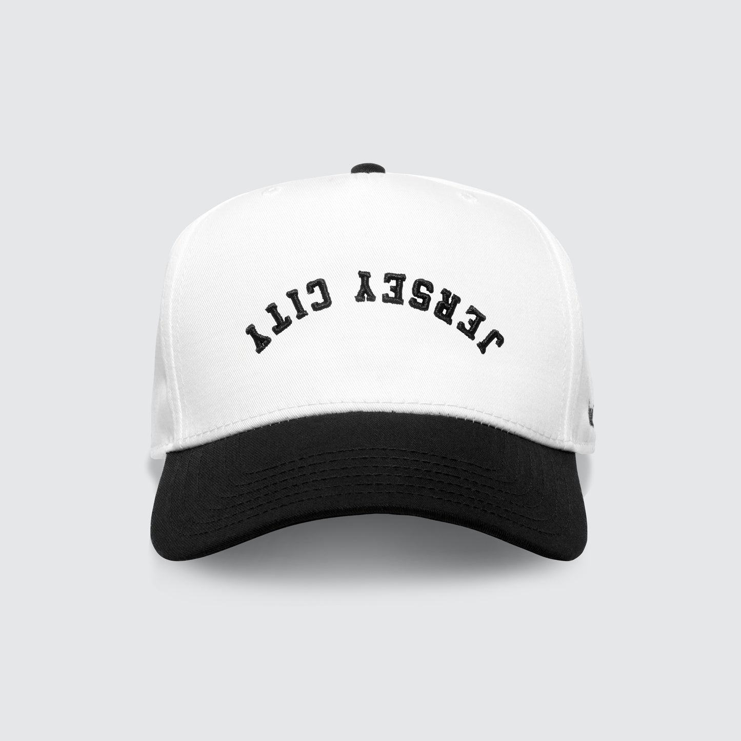 Jersey City Black White Upside Down Hat