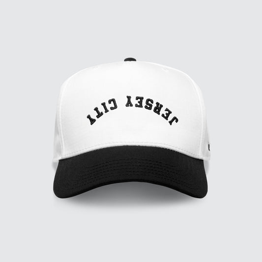 Jersey City Black White Upside Down Hat
