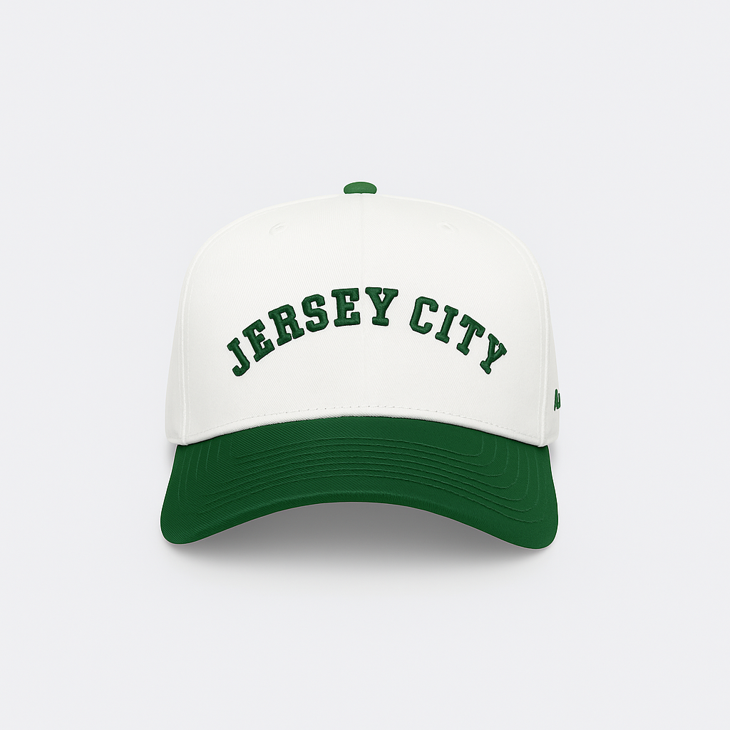 Jersey City Green White Hat