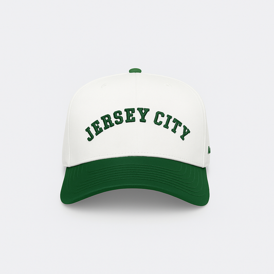 Jersey City Green White Hat